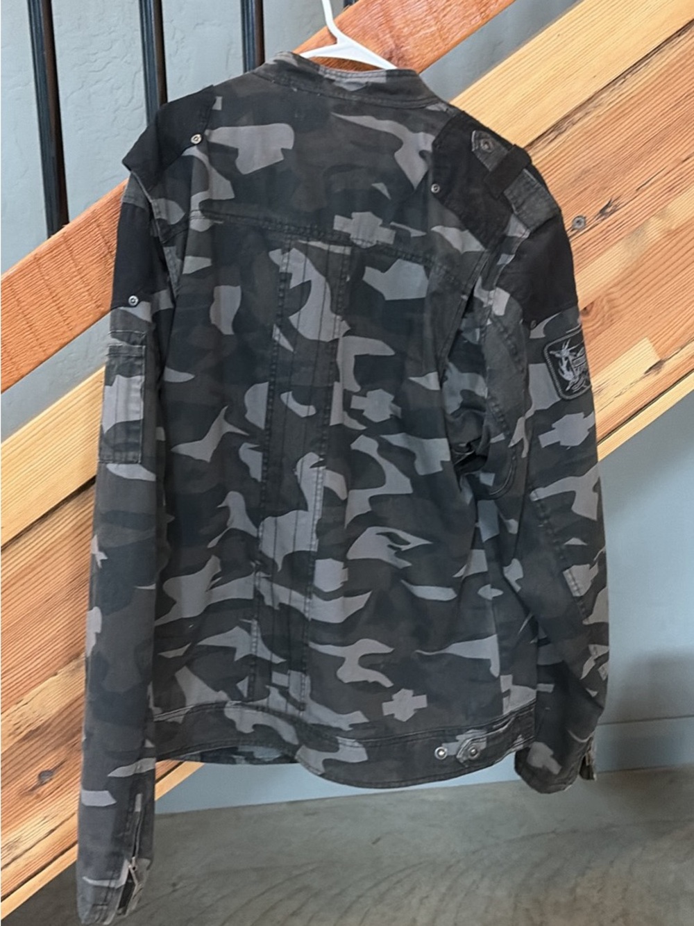 Harley-Davidson Black & Grey Camouflage Field Jacket